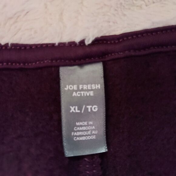 Joe Fresh Sweatshirt XL Long Sleeves Pullover Handwarmer Pocket Turtleneck - Picture 9 of 13